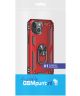 Apple iPhone 13 Hoesje Hybride Kickstand Back Cover Rood