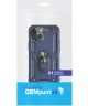 Apple iPhone 13 Hoesje Hybride Kickstand Back Cover Blauw