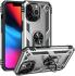 Apple iPhone 13 Pro Max Hoesje Hybride Kickstand Back Cover Zilver afbeelding 2