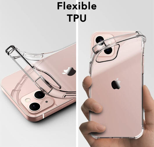 Apple iPhone 13 Mini Hoesje Schokbestendig en Dun TPU Transparant afbeelding 7