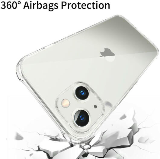 Apple iPhone 13 Mini Hoesje Schokbestendig en Dun TPU Transparant afbeelding 5