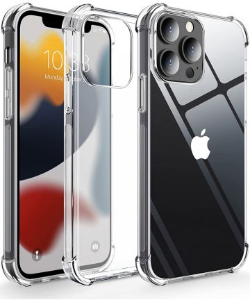 Apple iPhone 13 Pro Max Hoesje Schokbestendig en Dun TPU Transparant Hoesjes