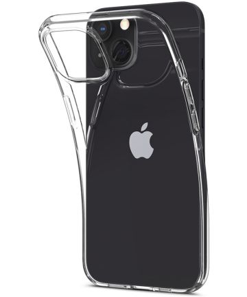 Apple iPhone 13 Mini Hoesje Dun TPU Back Cover Transparant Hoesjes