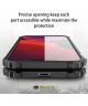 Apple iPhone 13 Hoesje Shock Proof Hybride Back Cover Zwart