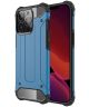 Apple iPhone 13 Pro Hoesje Shock Proof Hybride Back Cover Lichtblauw