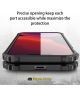 Apple iPhone 13 Pro Hoesje Shock Proof Hybride Back Cover Zilver