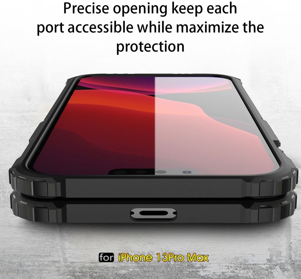 Apple iPhone 13 Pro Max Hoesje Shock Proof Hybride Back Cover Roze afbeelding 8