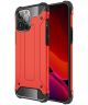 Apple iPhone 13 Pro Max Hoesje Shock Proof Hybride Back Cover Rood