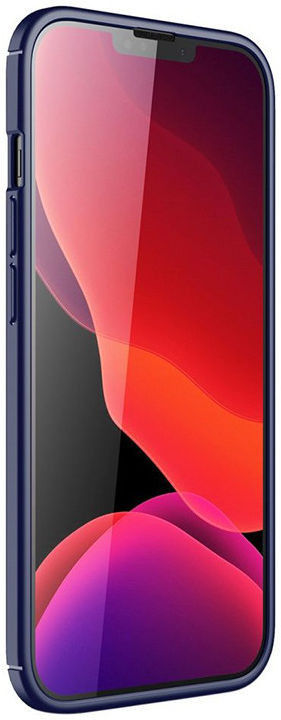 Apple iPhone 13 Mini Hoesje Geborsteld TPU Flexibele Back Cover Blauw afbeelding 2
