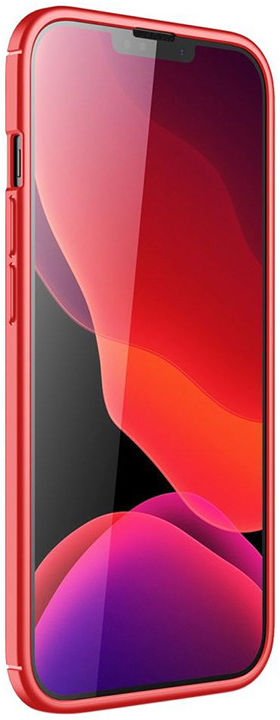 Apple iPhone 13 Hoesje Geborsteld TPU Flexibele Back Cover Rood afbeelding 2