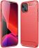 Apple iPhone 13 Hoesje Geborsteld TPU Flexibele Back Cover Rood afbeelding 5