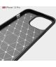 Apple iPhone 13 Pro Hoesje Geborsteld TPU Flexibele Back Cover Zwart