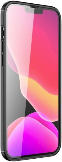 Apple iPhone 13 Pro Max Hoesje Geborsteld TPU Back Cover Zwart afbeelding 5
