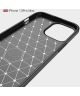 Apple iPhone 13 Pro Max Hoesje Geborsteld TPU Back Cover Rood