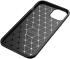 Apple iPhone 13 Hoesje Siliconen Carbon TPU Back Cover Zwart afbeelding 10