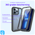 Apple iPhone 13 Pro Hoesje Full Protect 360° Cover Hybride Zwart afbeelding 4