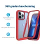 Apple iPhone 13 Pro Hoesje Full Protect 360° Cover Hybride Rood