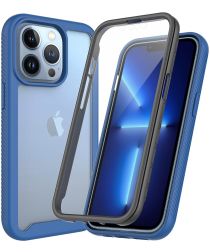 Apple iPhone 13 Pro Max Hoesje Full Protect 360° Cover Hybride Blauw