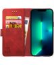 Rosso Element Apple iPhone 13 Pro Max Hoesje Book Cover Rood