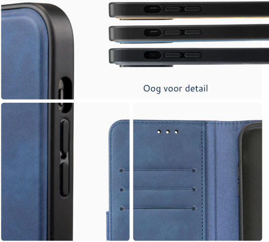 Rosso Element 2-in-1 iPhone 6/7/8/SE (2020/2022) Hoesje Blauw afbeelding 4