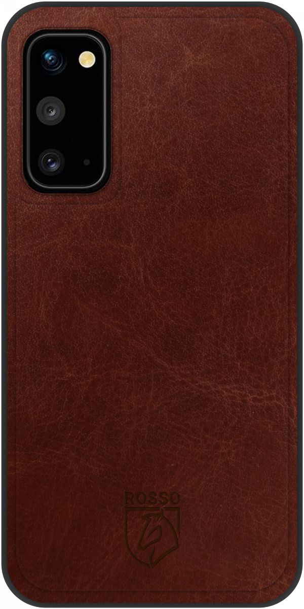Rosso Element 2-in-1 Samsung Galaxy S20 Hoesje Bruin afbeelding 3