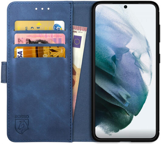 Rosso Element 2-in-1 Samsung Galaxy S21 Hoesje Blauw afbeelding 8