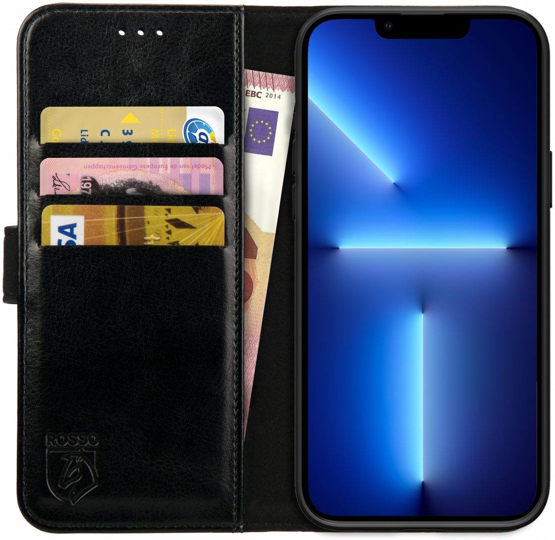 Rosso Element 2-in-1 Apple iPhone 13 Pro Hoesje Zwart afbeelding 8