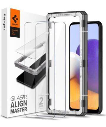 Spigen AlignMaster Samsung Galaxy A22 5G Screen Protector Full Cover Screen Protectors