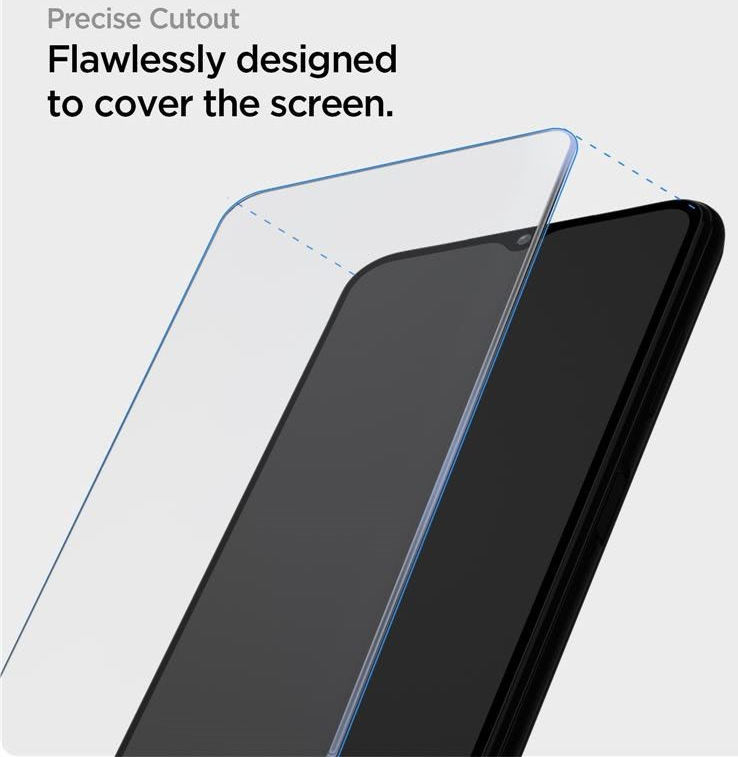 Spigen AlignMaster Samsung Galaxy A22 5G Screen Protector Full Cover afbeelding 4