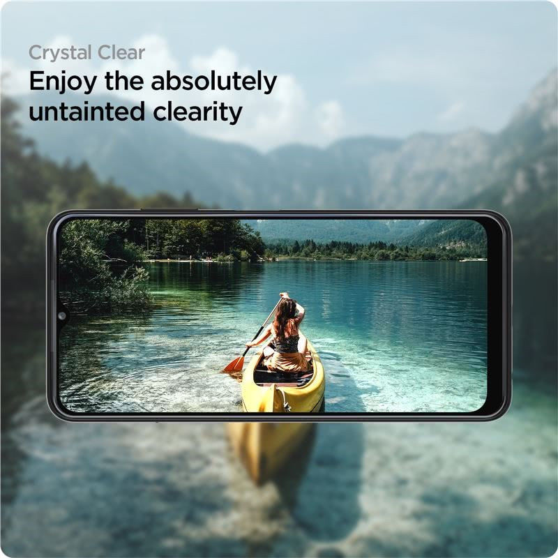 Spigen AlignMaster Samsung Galaxy A22 5G Screen Protector Full Cover afbeelding 7