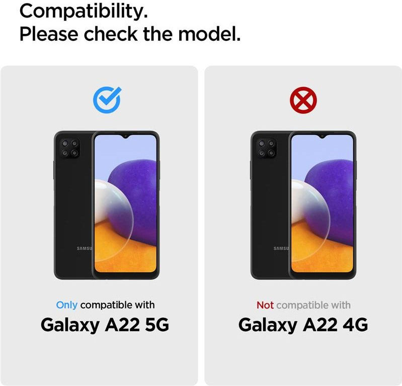 Spigen AlignMaster Samsung Galaxy A22 5G Screen Protector Full Cover afbeelding 8