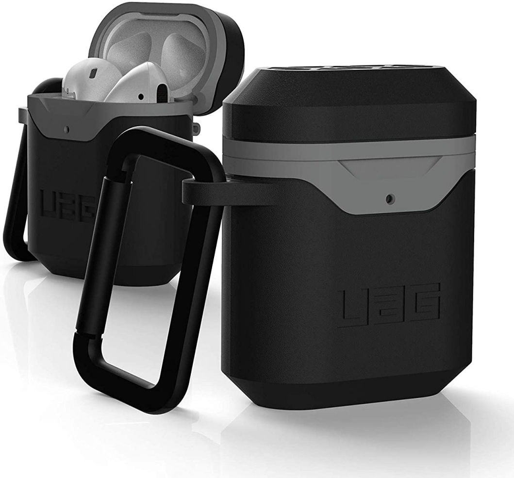 Urban Armor Gear Apple AirPods Hoesje Hard Case Zwart Grijs afbeelding 1