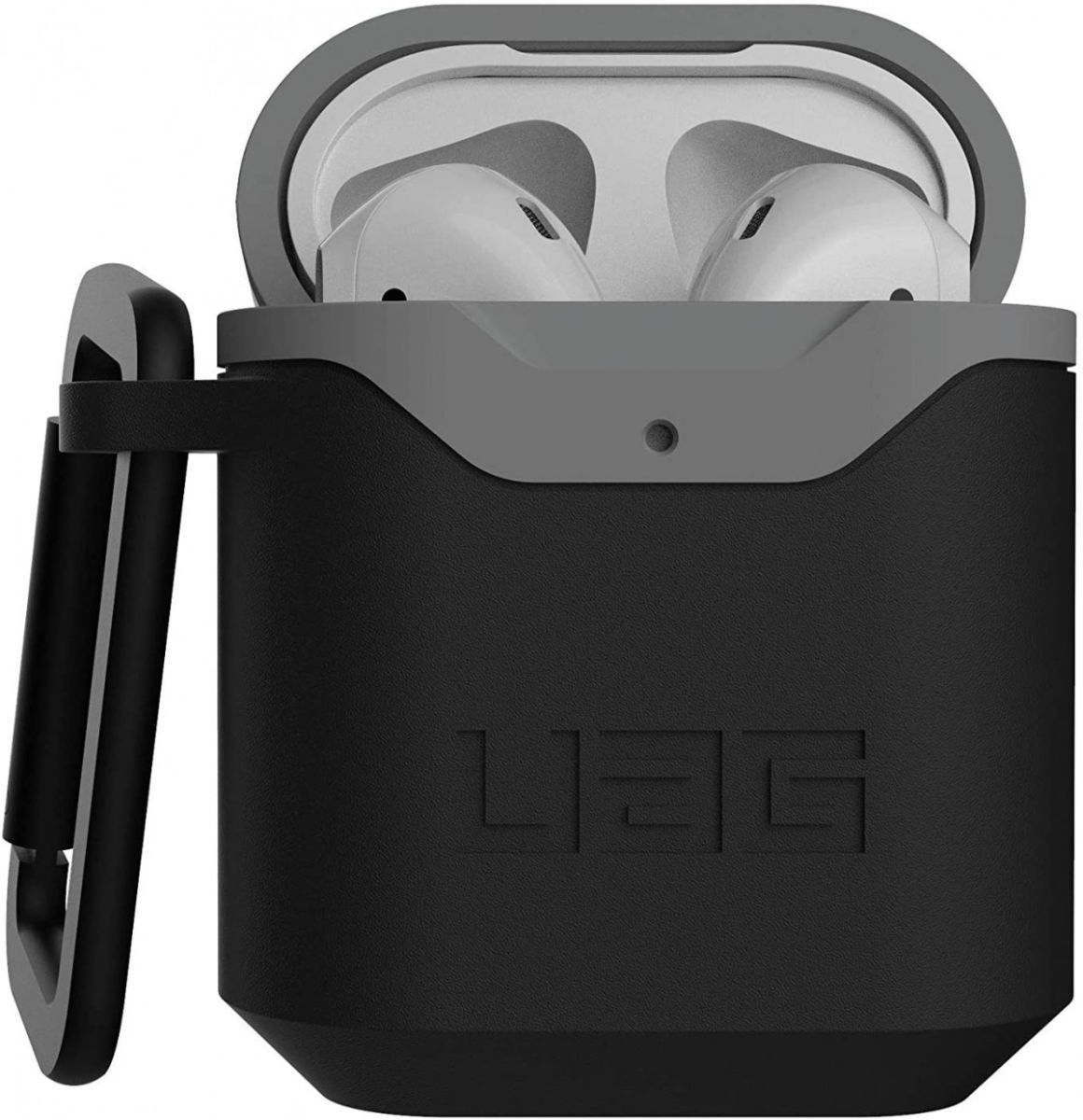 Urban Armor Gear Apple AirPods Hoesje Hard Case Zwart Grijs afbeelding 2