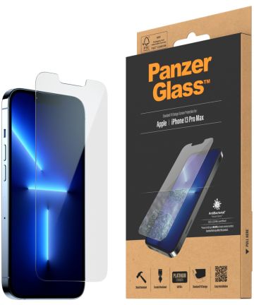 PanzerGlass iPhone 13 Pro Max Screenprotector Antibacterieel Clear Screen Protectors