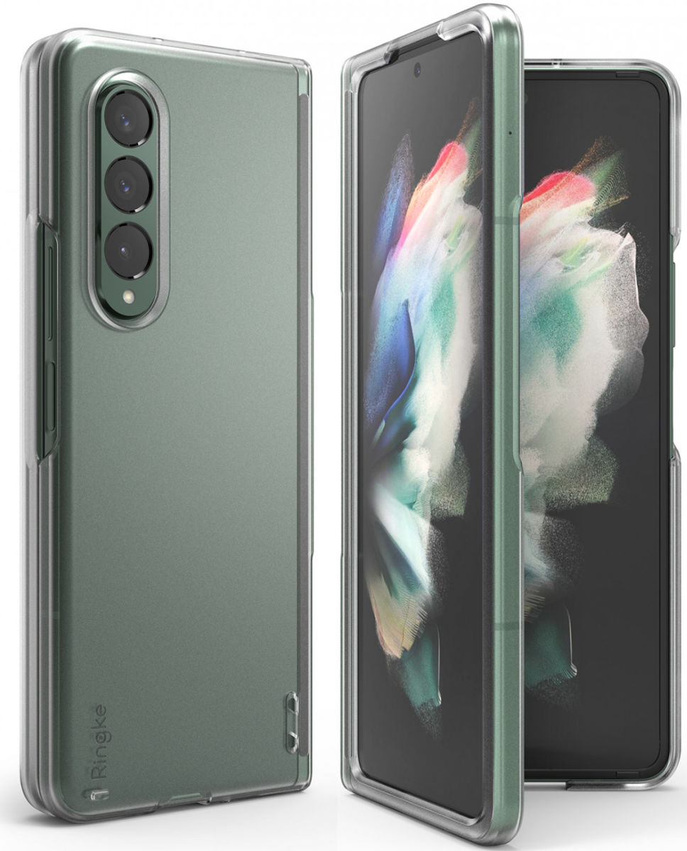 Ringke Slim Samsung Galaxy Z Fold 3 Hoesje Ultra Dun Matte Transparant afbeelding 1
