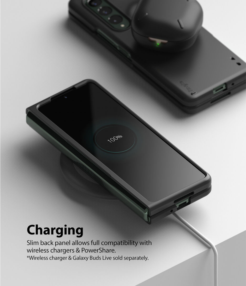 Ringke Slim Samsung Galaxy Z Fold 3 Hoesje Ultra Dun Matte Transparant afbeelding 11