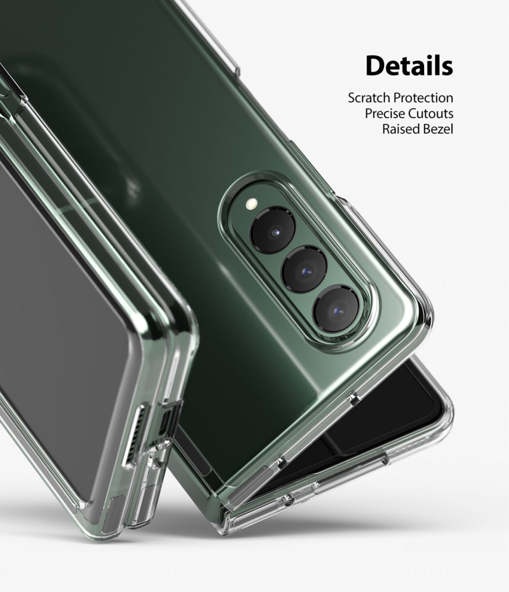 Ringke Slim Samsung Galaxy Z Fold 3 Hoesje Ultra Dun Matte Transparant afbeelding 4
