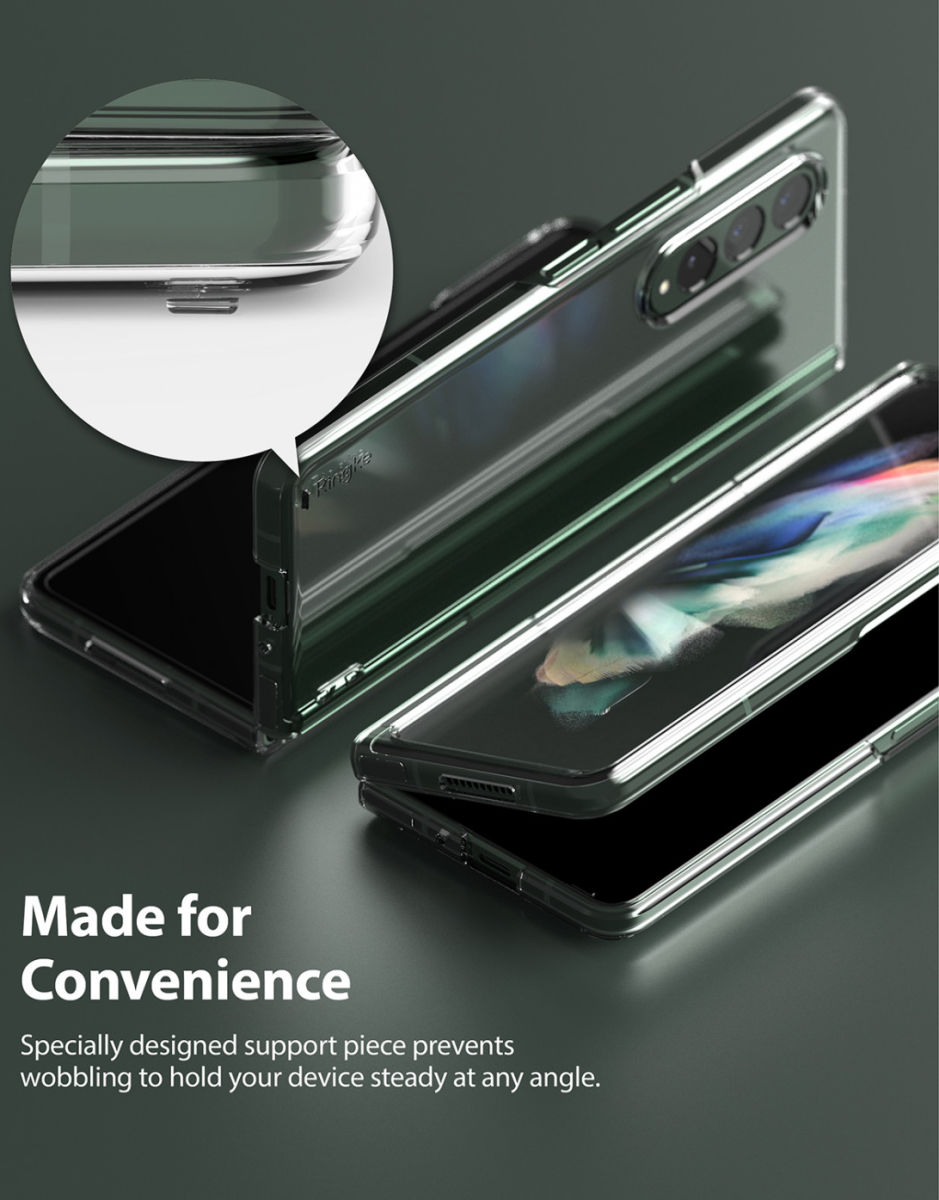 Ringke Slim Samsung Galaxy Z Fold 3 Hoesje Ultra Dun Matte Transparant afbeelding 6