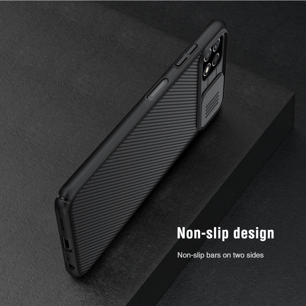Nillkin CamShield Samsung Galaxy A22 5G Hoesje met Camera Slider Zwart afbeelding 9