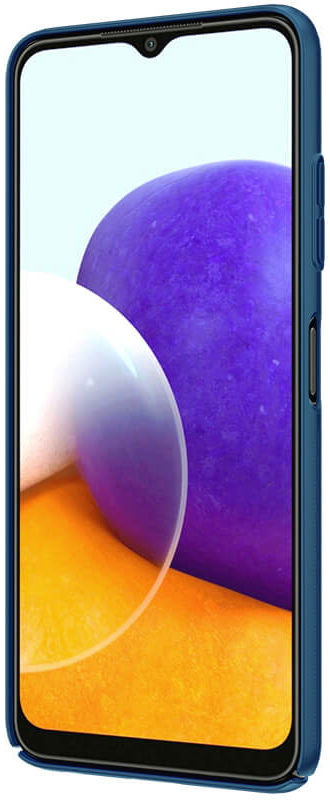 Nillkin CamShield Samsung Galaxy A22 5G Hoesje met Camera Slider Blauw afbeelding 15