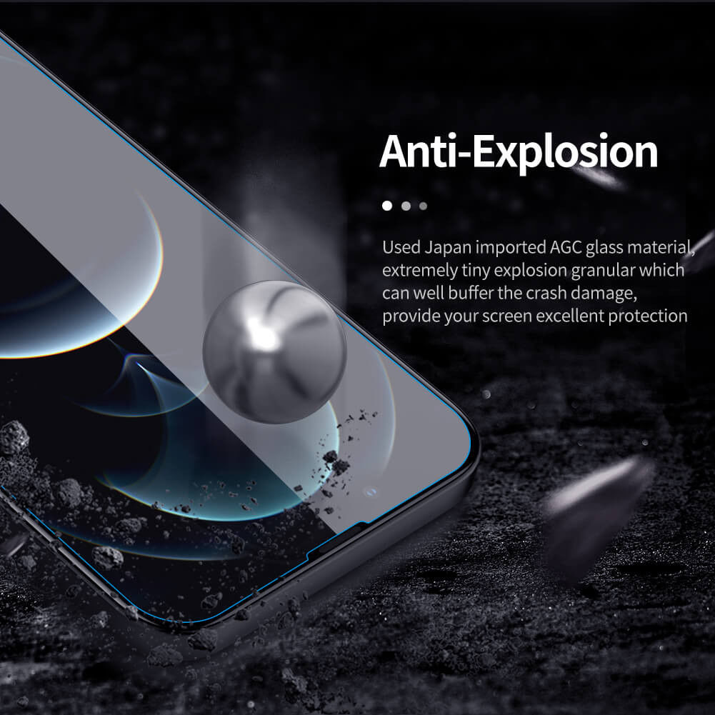 Nillkin iPhone 13 Pro Max Screen Protector Anti-Explosie Glas 0.2mm afbeelding 9