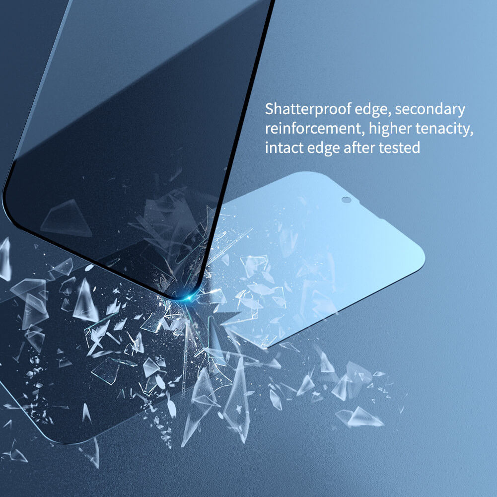 Nillkin Apple iPhone 13 Mini Screen Protector Privacy Tempered Glass afbeelding 8