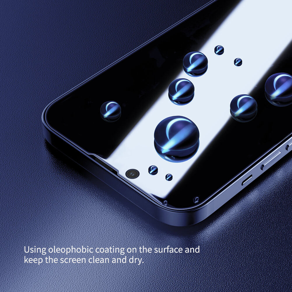 Nillkin Apple iPhone 13 Mini Screen Protector Privacy Tempered Glass afbeelding 9