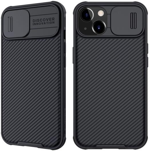 Nillkin CamShield iPhone 13 Mini MagSafe Hoesje Camera Slider Zwart afbeelding 10