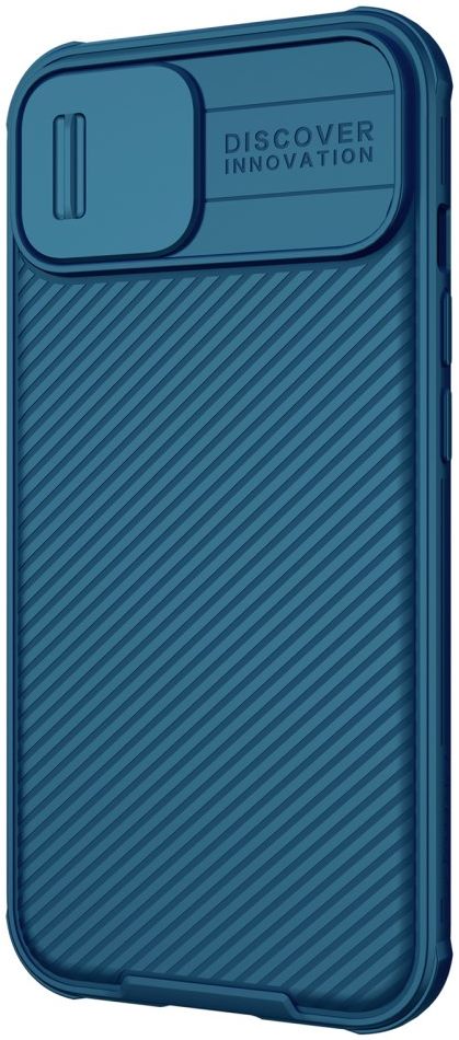 Nillkin CamShield Apple iPhone 13 MagSafe Hoesje Camera Slider Blauw afbeelding 2