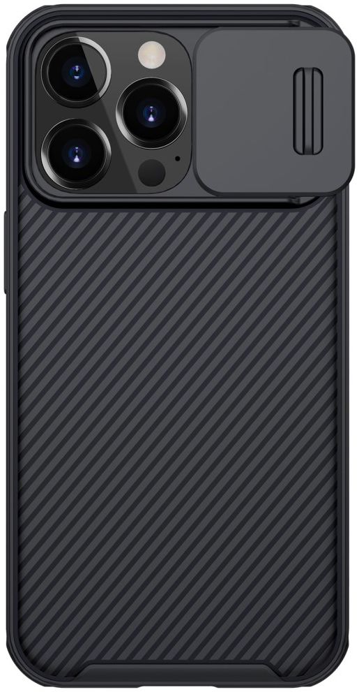 Nillkin CamShield iPhone 13 Pro MagSafe Hoesje met Camera Slider Zwart afbeelding 1