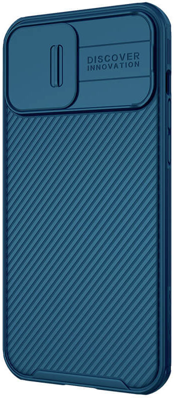 Nillkin CamShield iPhone 13 Pro Max MagSafe Hoesje Camera Slider Blauw afbeelding 2