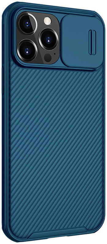 Nillkin CamShield iPhone 13 Pro Max MagSafe Hoesje Camera Slider Blauw afbeelding 4