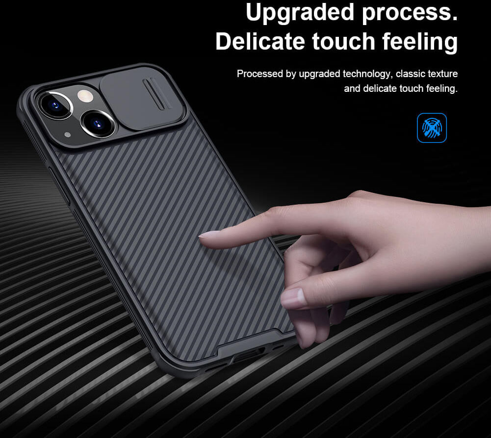 Nillkin CamShield Apple iPhone 13 Mini Hoesje met Camera Slider Zwart afbeelding 8