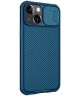 Nillkin CamShield Apple iPhone 13 Mini Hoesje met Camera Slider Blauw